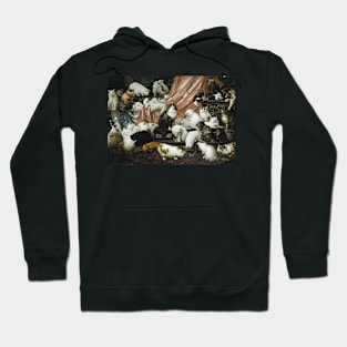 Crazy Cat Lady Luxurious Cats Painting Hoodie